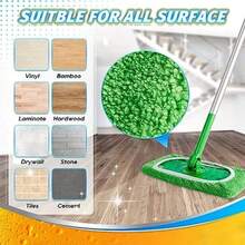 Miếng lau nhà bằng sợi microfiber cao cấp – Độ co giãn tốt, không để lại vệt bẩn. - Nhiều màu - Xem 6