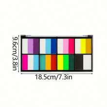 36 Colors Water-Based Body Paint, Washable Easy To Apply Fast Drying Removable, Large & Small Sizes Available, Face & Body Painting Palette With Brushes Sponges Full Set Tools, Suitable For Halloween, Cosplay, Stage Makeup, Birthday Party, Carnival, School Events, Special Effects Makeup - Sets - View 6