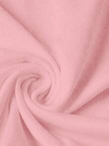 Women's Short-Sleeved 'Bride' T-Shirt In Pink Gradient With Sparkling Stars, 100% Polyester, Round Neck, Casual Style, Summer 2026, Machine Washable - 粉色 - 查看 5