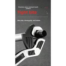 Cờ lê điều chỉnh 8 inch, thiết kế tự khóa, độ cứng cao, bền bỉ, dùng để sửa chữa. - A - Xem 10