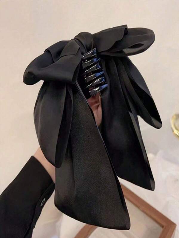 1个时尚优雅蝴蝶结发爪夹