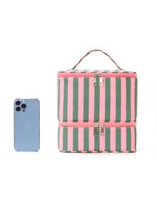 2026 Large Capacity Multifunctional Portable PU Leather Cosmetic Bag, Makeup Bag, Toiletry Bag, Makeup Organizer, Makeup Case, Manicure Supplies - 多色 3 - 查看 3