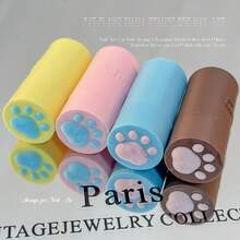 Cat Paw Nail Art Stamping Kit - Includes Cute Transparent Silicone Stamp, Stamping Plate, Cleaning Roller, Suitable For Nail Polish Transfer Printing, Nail Art DIY Tools For Beginners And Nail Salons - Multicolor - View 8
