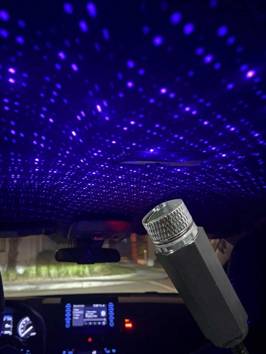 1pc Galaxy Star Night Light, Romantic LED USB Galaxy Lamp, Suitable For Car Ceiling And Room Ceiling