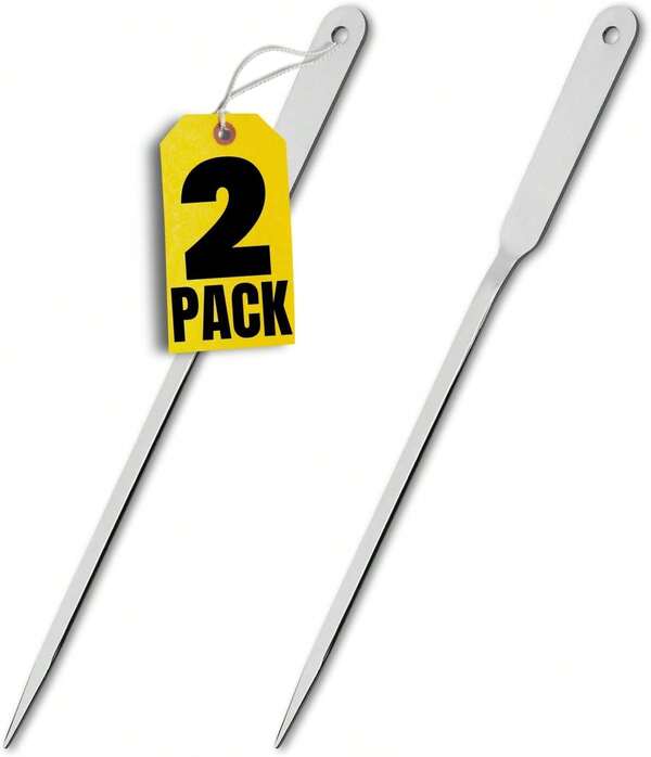 Letter Opener, Stainless Steel Envelope Opener, 2 Pack