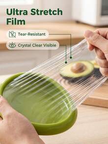 4/8pcs Clear Silicone Sealed Storage Box, Fruit Vegetable Saver With Lid For Onion Half, Reusable Fridge Container, Leak-Proof Food Preservation Box For Kitchen Refrigerator - Red + yellow + green + brown - 查看 4