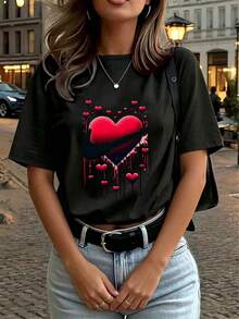 Women T-Shirts - Black - View 4