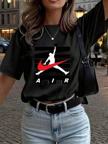 Women T-Shirts - Black - View 6