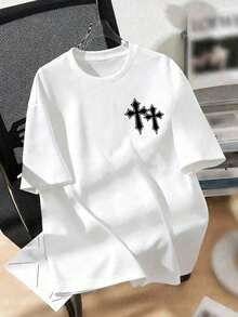 Summer Men's Crew Neck T-Shirts Gym Leisure Holiday High Quality Men's Shirts Fashion Prints Men's Clothing Festival Sweatshirt Men's Sets Men's Gifts Mexico Local TBBB - 白色 - 查看 6