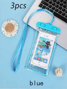 10/8/6/5/4/3/2/1 pièce Pochette de téléphone universelle imperméable, sac étanche pour téléphone avec écran tactile scellé pour la plongée, compatible avec les modèles 15/14/13 Pro Max Plus et supérieurs, convient pour la natation, la plongée, le rafting et autres sports nautiques, essentiel pour la natation intérieure en automne/hiver, accessoire de voyage indispensable, sac de sport indispensable pour les vacances, convient pour les sports, la fitness, l'exercice, les voyages, les vacances, unisexe - Multicolore - Voir 75
