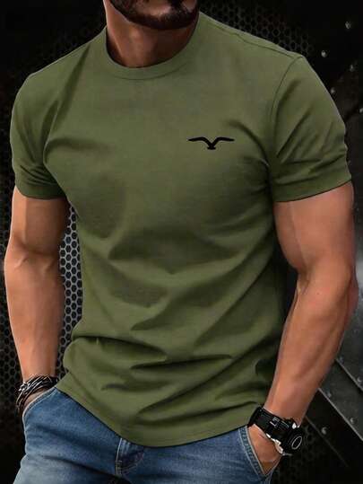 verano Cuello redondo playeras de hombre gym Ocio vacaciones  alta calidad camisas para hombre Estampados de moda  Y2K ropa de hombre sudadera para  festival  conjuntos de hombre regalos para hombre  México local