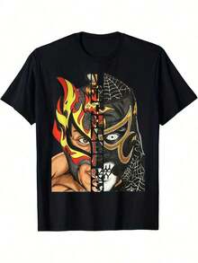 Penta Says - Lucha Bros T-Shirt - Black - View 4