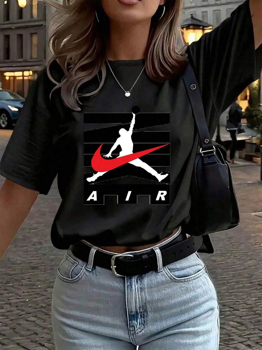 Women T-Shirts - Black - View 1