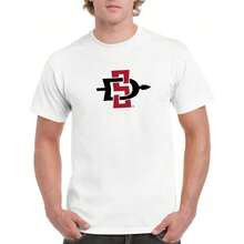Official Licensed Basic T-Shirt - University Team Mascot/Logo - 白色 - 查看 2