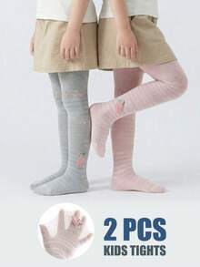 2 chiếc quần tất mùa hè, quần legging trẻ em, nhẹ và thoáng khí, lý tưởng cho bé mặc hàng ngày và tham gia các hoạt động. - Nhiều màu - Xem 11