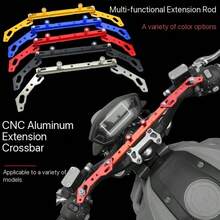 Motorcycle Handlebar Aluminum Alloy Off-Road Bike Handlebar With Foam Pad Grip, Suitable For Off-Road Vehicles, Mini Bikes, ATVs, Electric Motorcycles, Rear View Mirror Modification Parts, Crossbar, Headset, Balance Bar, Mirror Mount, Expansion Reinforcement Bracket - Multiple Styles - View 2