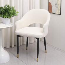 Bộ bọc ghế đơn giản, đa năng, kiểu dáng rỗng ruột, thiết kế nguyên khối. - trắng - Xem 11