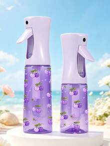 Botol Semprot Perjalanan Motif Ceri Ungu Baru, Botol Semprot Atomisasi Tekanan Tinggi Profesional, 200ML/300ml Alat Semprot Kabut Halus Vakum Bertekanan Tinggi Berkelanjutan, Aksesori Alat Penata Rambut, Perlengkapan Penting untuk Perjalanan Kecantikan Salon, Perlengkapan Penting untuk Liburan - MultiWarna - View 4