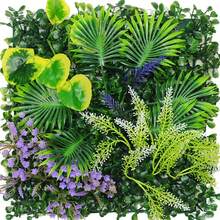 1件人造绿色植物墙，桉树绿仿真草坪垫草坪装饰背景墙 - 彩色 - 查看 30