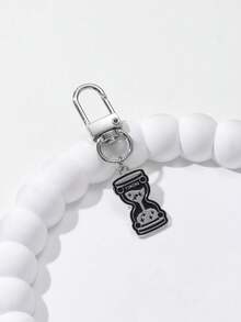 1 pieza Llavero de metal con cuervo estilo gótico, cielo estrellado y gota de aceite, regalo único para amigos, accesorio DIY para bolso, colgante de coche - Multicolor - Ver 8