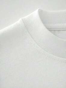 Camiseta de algodón pesado 100% con estampado personalizado divertido de gato 220g - Blanco - Ver 6