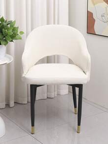 Bộ bọc ghế đơn giản, đa năng, kiểu dáng rỗng ruột, thiết kế nguyên khối. - trắng - Xem 3