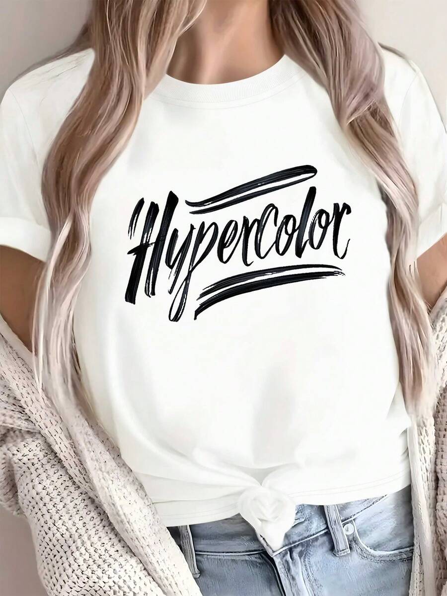 Camiseta Cómodara Mujer de Estilo Sct Hipercolor Dinámico - Código Puro