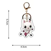 Gabby's Dollhouse 1 móc khóa hình nàng tiên cá và mèo bằng acrylic theo mùa (kiểu ngẫu nhiên) - Nhiều màu - Xem 3
