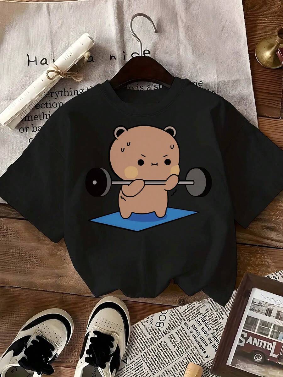 Plus Size T-Shirts - Black - View 1
