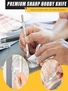 9/10/13pcs Car Wrap Vinyl Film Tool Kit With Felt Squeegee, Wall Paper Tools, Plastic Scraper, Self-Adhesive Film Trimming Tools - A - View 4
