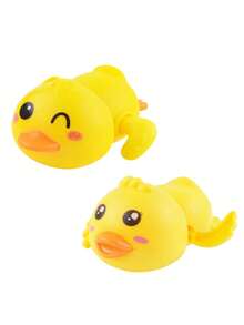 Bộ 4/8 món đồ chơi bơi lội lên dây cót cho thú cưng, hình vịt cao su, cá heo, cua, rùa, đồ chơi tắm và chơi với nước trong phòng tắm. - Vịt cao su + cá heo + rùa + cua (bộ 4 món) - Xem 5
