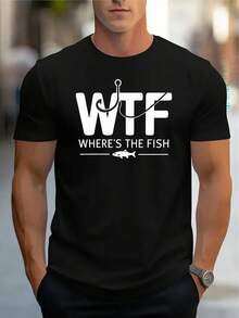 Men's Casual Short Sleeve T-Shirt, 1 Piece, 100% Heavy Cotton - Comfortable Crew Neck, Soft And Adorable T-Shirts, Loose And Comfortable - Back - View 12
