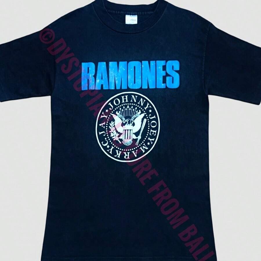 Rare Vintagess Ramonesss - Adios Amigos Japan Tour 1995 Band T-Shirt - 黑色 - 查看 1
