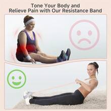 Dây kháng lực kéo chân, dụng cụ hỗ trợ tập bụng tại nhà, dụng cụ giãn cơ yoga. - Nhiều màu - Xem 6