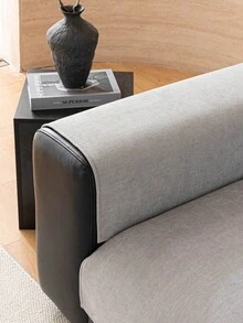 1 chiếc vỏ đệm sofa bằng vải chenille mềm mại, thoải mái, kiểu dáng hiện đại tối giản, chống trượt, dùng được quanh năm, chống bụi và dễ vệ sinh, mềm mại và không phai màu, thân thiện với thú cưng, phù hợp cho phòng ngủ, văn phòng, phòng khách, sofa hình chữ L và sofa 1/2/3/4 chỗ ngồi. - Màu Xám nhạt - Xem 8