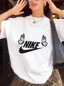 Dam-T-shirts - Vitt - Visa 3