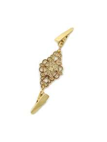 Vintage Style Metal Scarf Clips - Suitable For Dresses, Shawls And Scarves - Includes Decorative Geometric Cut Clothing Clips, Retro European Style Shawl/Scarf Clips, And Ladies Anti-Exposure Sweater Fastener Clips - Multicolor - View 13
