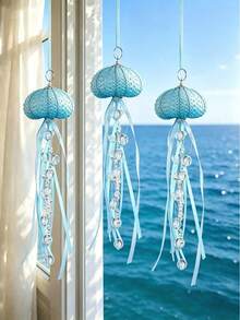 1/3pcs Jellyfish Decorations, Summer Ocean Theme Decor, Holiday Decorations, Home Decor - Multicolor - View 1