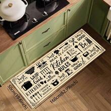 1 buah Keset Dapur, Karpet Drainase Tahan Lama, Cocok untuk Dapur, Ruang Tamu, Pintu Masuk, Balkon, Dekorasi Rumah, Anti-Selip, Kedai Kopi, Bar, Liburan, Pesta, Kamar Tidur, Alas Hewan Peliharaan, Dekorasi Kamar Mandi - MultiWarna - View 17
