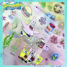 SpongeBob SquarePants 2pcs/1pc Cute & Fun Cartoon Stickers, Suitable For Smartphone, Room Decor, Laptop, Water Bottle, Bumper, Skateboard, Phone Case And Back To School Decoration. Multipurpose Decorative Stickers For Various Scenarios, Scratch-Resistant (Random Style) - Multicolor - View 6