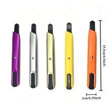 5 Colors Durable Material Utility Knife Holder (Blades Not Included), Portable Design, Car Tool Wallpaper Cutter Holder, Decal Cutting Tool, Knife Holder Without Sharp Blades - Utility Knife (without Blade) - View 3