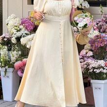 GalTyme Vestido de talla grande con textura trenzada de nudos de bambú - Rosa Pálido - Ver 7