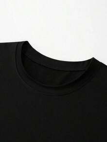 Camiseta de manga corta para mujer con cuello redondo y estampado gráfico de festival deúsica hippie retro de 1967, Verano de la Amor, perfecta para salidas informales, regalos de festival y reuniones con - Negro - Ver 2