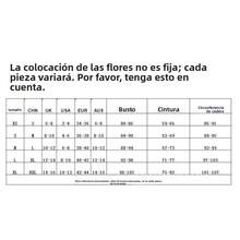 Vestido Vacacional Sin Tirantes Bordado Floral - Negro - Ver 7