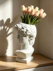 1 Stück nordischer, kreativer Eulen-Kopf Harz Vase - multifunktionale Blumenvase und Schreibtisch-Aufbewahrung, geeignet für Büro und Zuhause | Heimdekoration, Raumdekoration, Vintage-Dekoration, Bohemien-Dekoration, Schreibtisch-Dekoration, einzigartiges Geschenk, Tisch-Mittelstück, Einweihungsgeschenk - Neues Modell - Übersicht 5