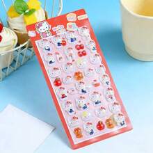 Hasbro 1pc Japanese Cartoon Animal 3D Embossed Sticker, Fun And Interesting Sticker - One Size Fits All - View 14