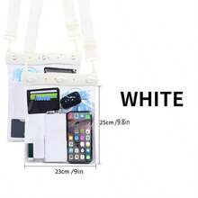 1pc Swimsuit Wet Bag With Built-In Towel, Washable Oxford Cloth Wet/Dry Bag With Handle And Zipper, Suitable For Beach, Pool, Gym And Damp Clothes, Unisex - Multicolor - View 7