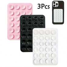 1Pc/4/6/10/12/15Pcs Multi-Color And Random Color Options, Multi-Functional Silicone Suction Cup Phone And Tablet Stand - Strong Adhesion Washable Decorative Phone Accessory - Multicolor - View 28