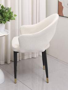 Bộ bọc ghế đơn giản, đa năng, kiểu dáng rỗng ruột, thiết kế nguyên khối. - trắng - Xem 4