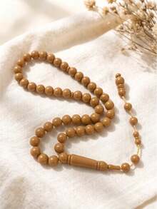 1串45顆樹脂齋月祈禱珠 Tasbih，光滑拋光伊斯蘭祈禱珠 Misbaha，手持式祈禱珠，適合日常崇拜、齋月、開齋節、冥想與紓壓，耐用輕量宗教配件 - 彩色 - 查看 2